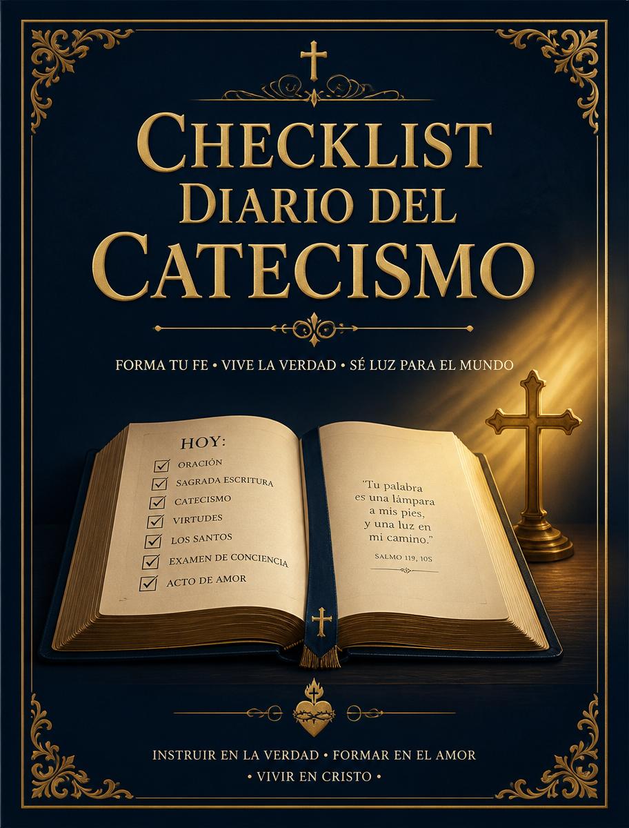 Checklist: Estudia el Catecismo todos los días sin rendirte